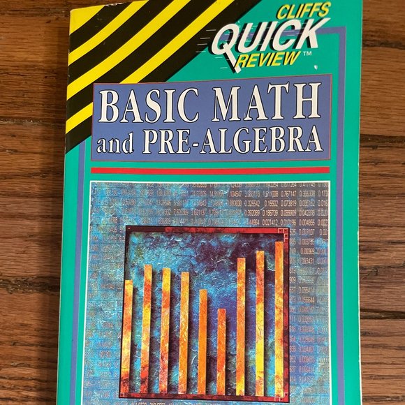 Cliffs Quick Review Basic Math & Pre-Algebra Softback Book - Picture 1 of 3
